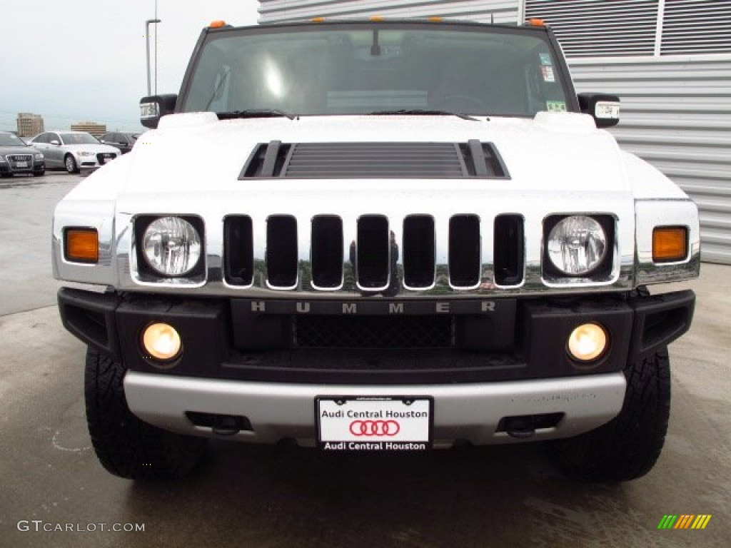 2008 H2 SUV - Birch White / Sedona/Ebony Black photo #2