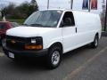 2009 Summit White Chevrolet Express 2500 Extended Cargo Van  photo #1