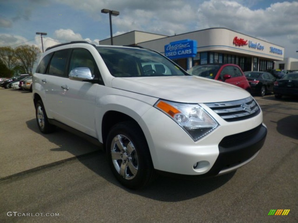 2008 XL7 Limited AWD - Pearl White Tri Coat Metallic / Beige photo #1