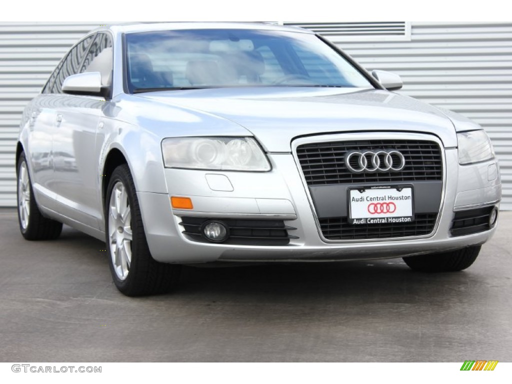 2005 A6 3.2 quattro Sedan - Light Silver Metallic / Platinum photo #1