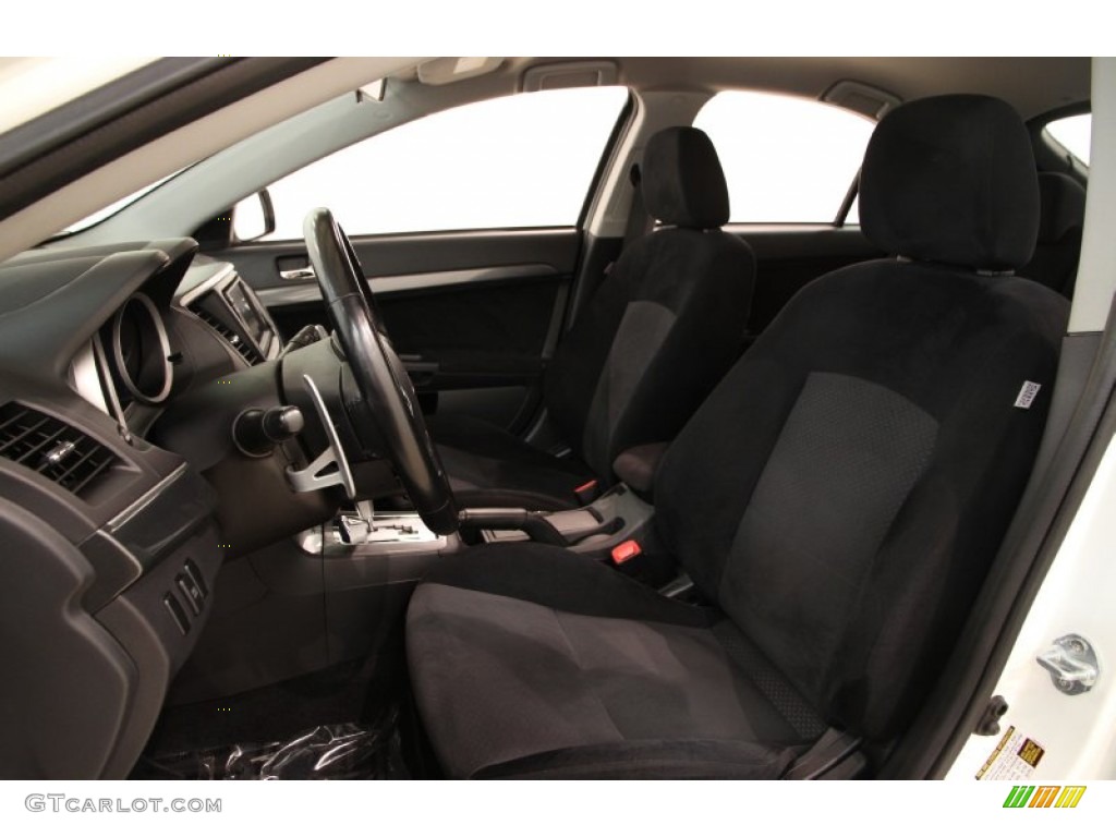 2010 Lancer Sportback GTS - Wicked White Metallic / Black photo #5