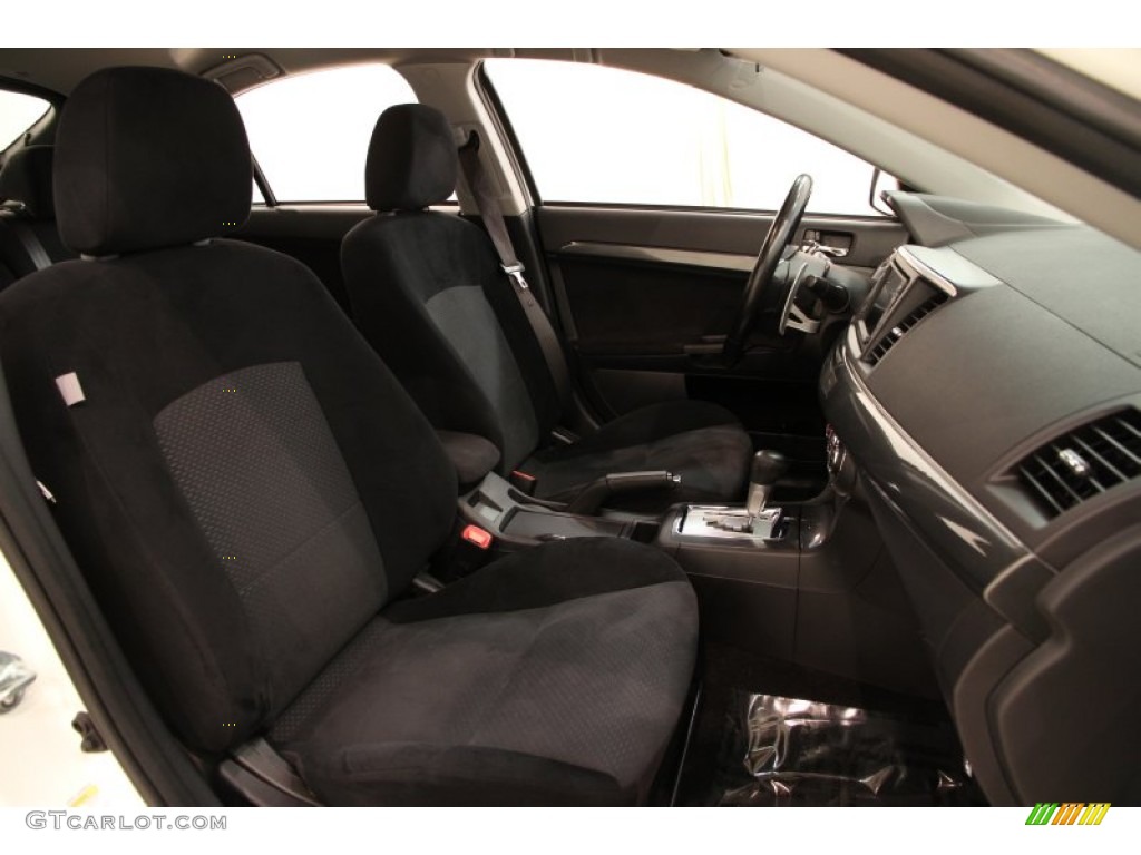 2010 Lancer Sportback GTS - Wicked White Metallic / Black photo #14