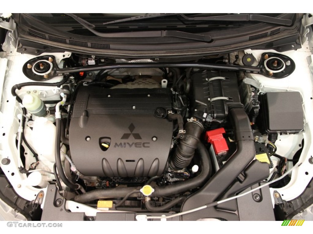 2010 Lancer Sportback GTS - Wicked White Metallic / Black photo #18