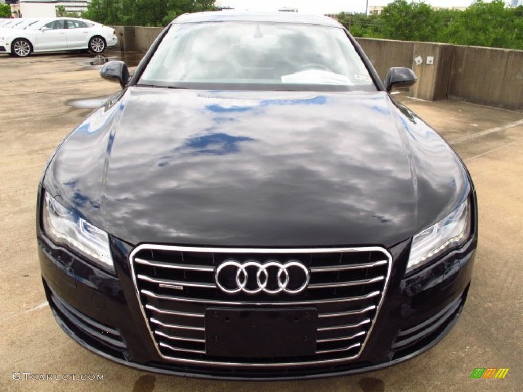Phantom Black Pearl 2014 Audi A7 3.0T quattro Premium Plus Exterior Photo #93499985
