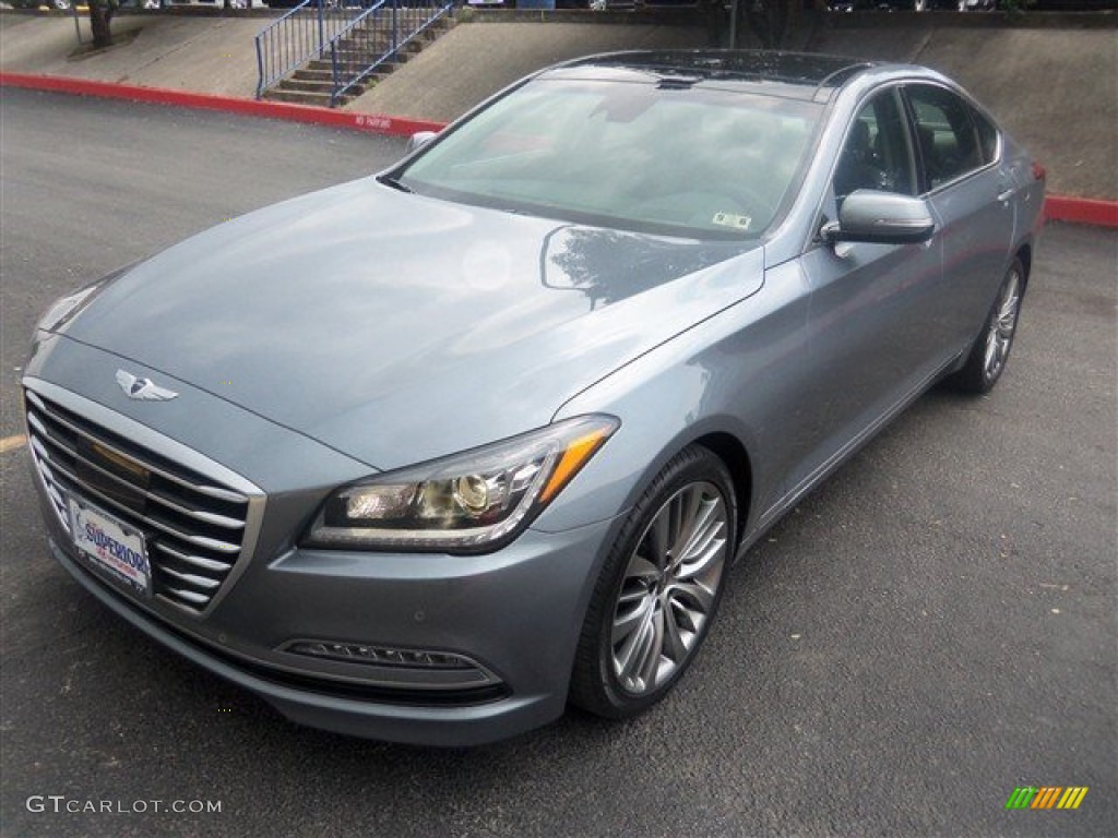 2015 Genesis 5.0 Sedan - Parisian Gray / Black photo #1