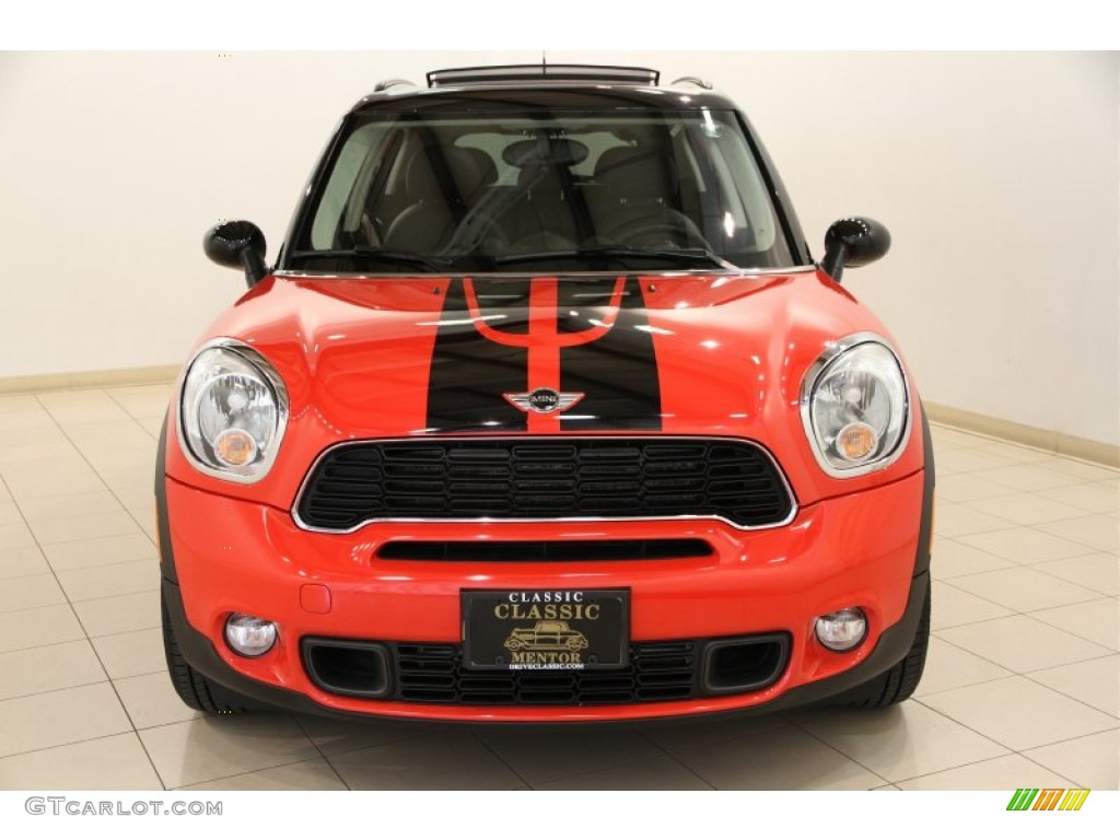 2012 Cooper S Countryman - Pure Red / Carbon Black photo #2