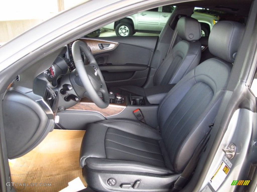 Black Interior 2014 Audi A7 3.0T quattro Prestige Photo #93500984