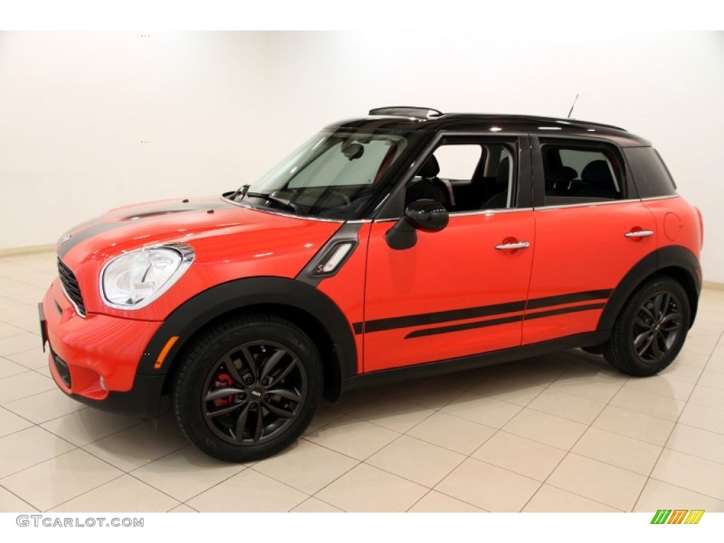 Pure Red 2012 Mini Cooper S Countryman Exterior Photo #93500990