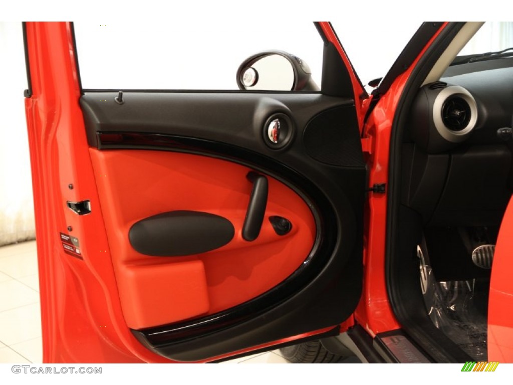2012 Cooper S Countryman - Pure Red / Carbon Black photo #4