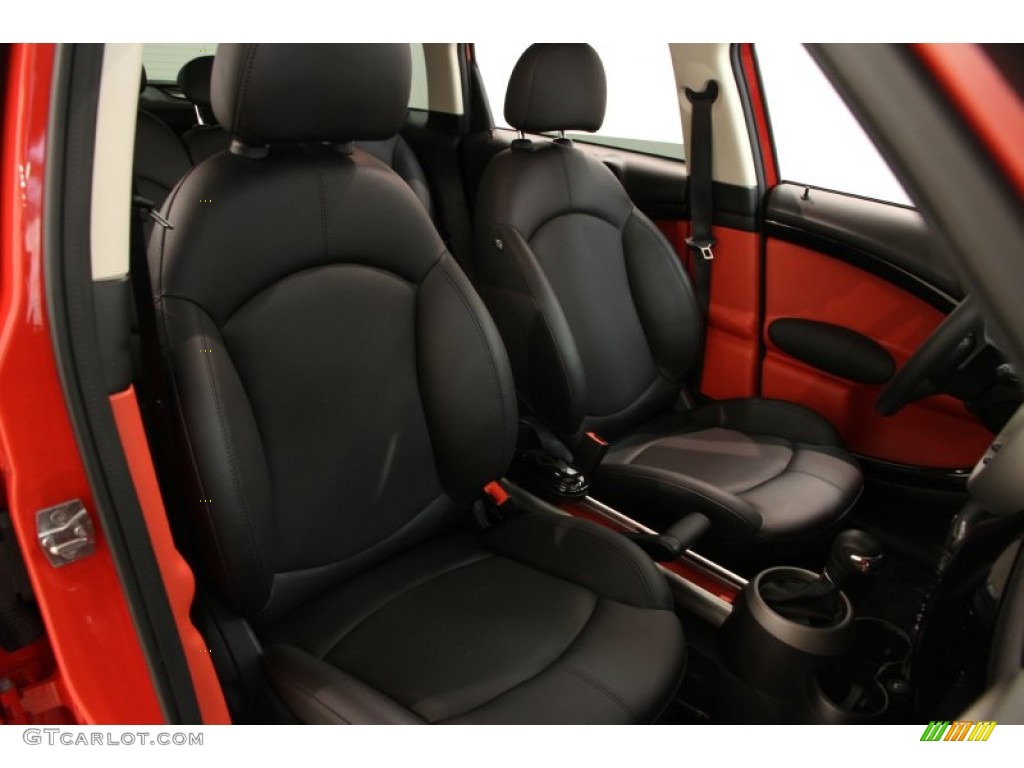 2012 Cooper S Countryman - Pure Red / Carbon Black photo #11