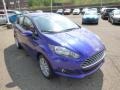2014 Performance Blue Ford Fiesta SE Sedan  photo #2