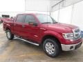 2014 Ruby Red Ford F150 XLT SuperCrew 4x4  photo #2