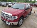 2014 Ruby Red Ford F150 XLT SuperCrew 4x4  photo #4