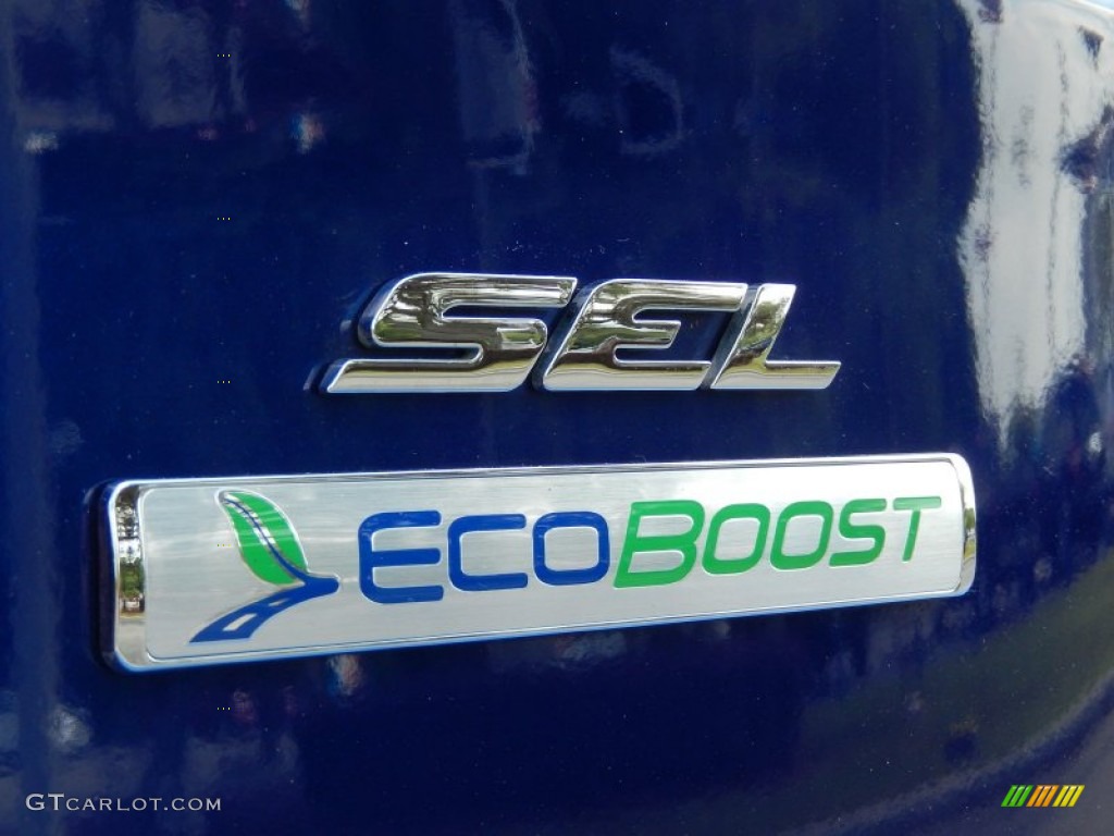 2013 Escape SEL 1.6L EcoBoost - Deep Impact Blue Metallic / Medium Light Stone photo #10
