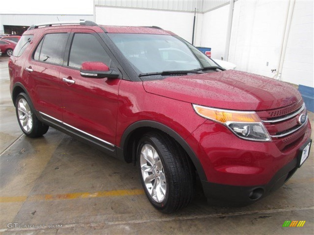 2014 Explorer Limited - Ruby Red / Charcoal Black photo #2