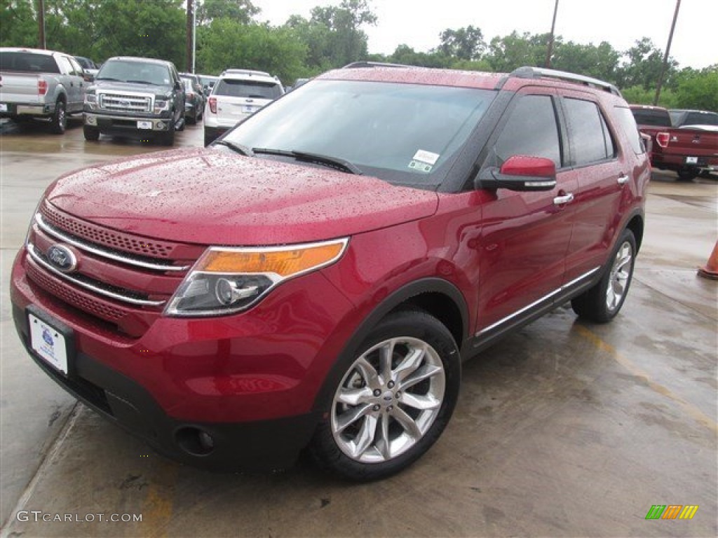 2014 Explorer Limited - Ruby Red / Charcoal Black photo #4
