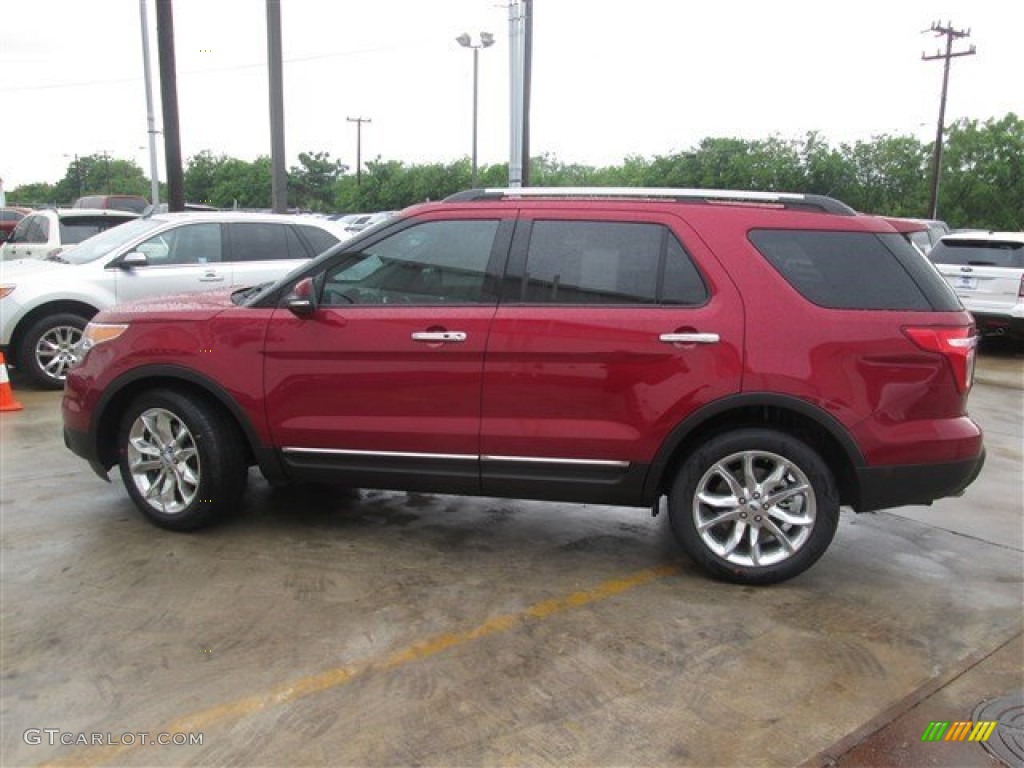 2014 Explorer Limited - Ruby Red / Charcoal Black photo #5