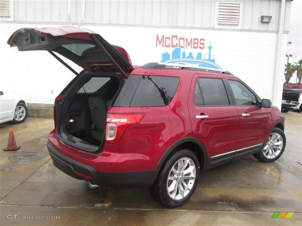 2014 Explorer Limited - Ruby Red / Charcoal Black photo #13