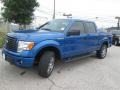 2014 Blue Flame Ford F150 STX SuperCrew 4x4  photo #2