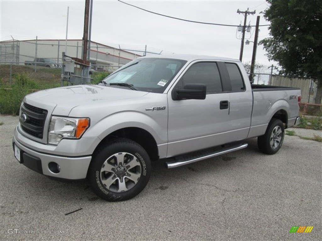 2014 F150 STX SuperCab - Ingot Silver / Steel Grey photo #2