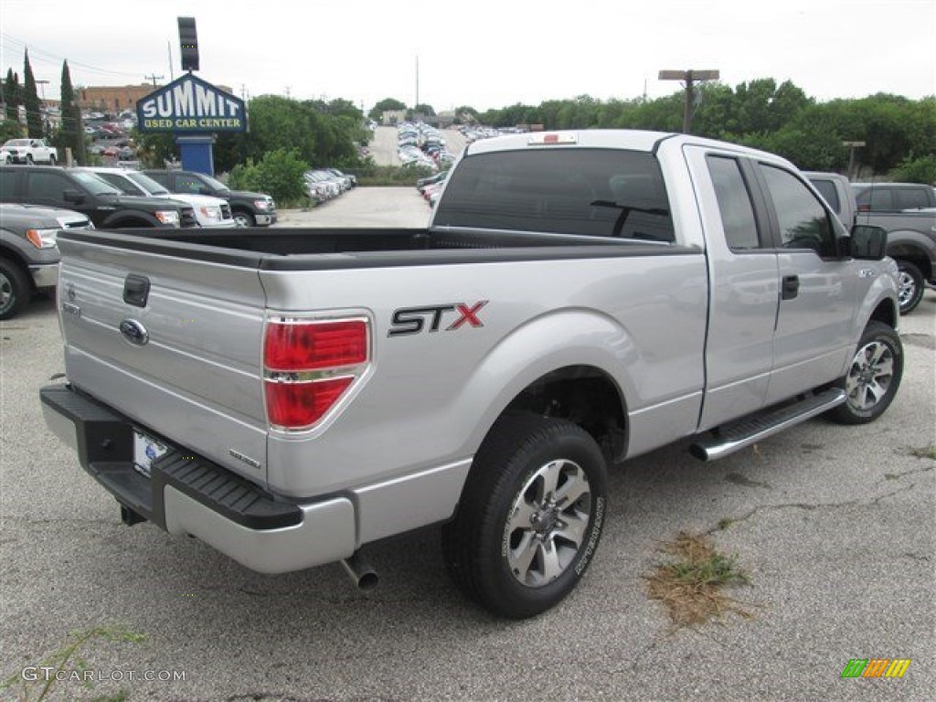 2014 F150 STX SuperCab - Ingot Silver / Steel Grey photo #6