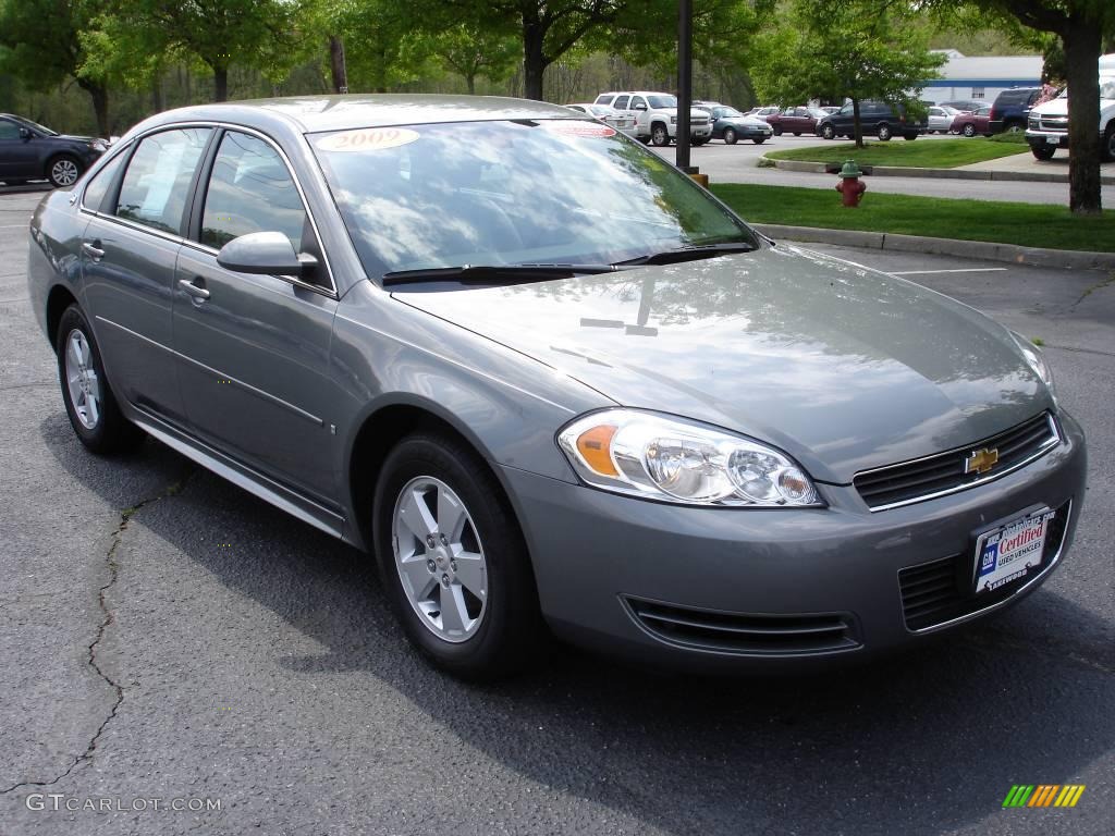 2009 Impala LT - Dark Silver Metallic / Gray photo #2