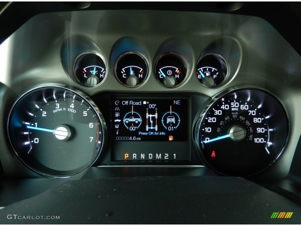 2015 Ford F250 Super Duty Lariat Crew Cab Gauges Photo #93506318