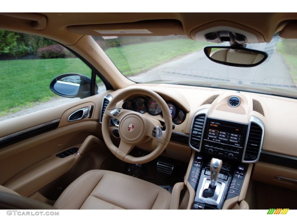 2011 Porsche Cayenne S Luxor Beige Dashboard Photo #93506681