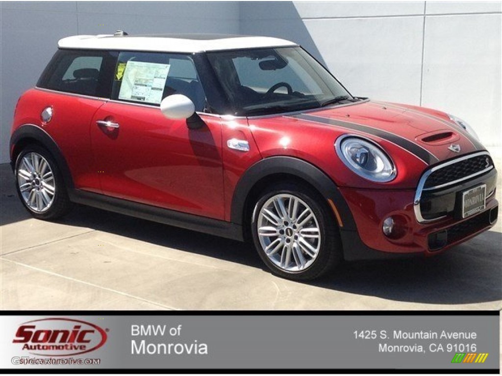 2014 Cooper S Hardtop - Blazing Red Metallic / Carbon Black photo #1