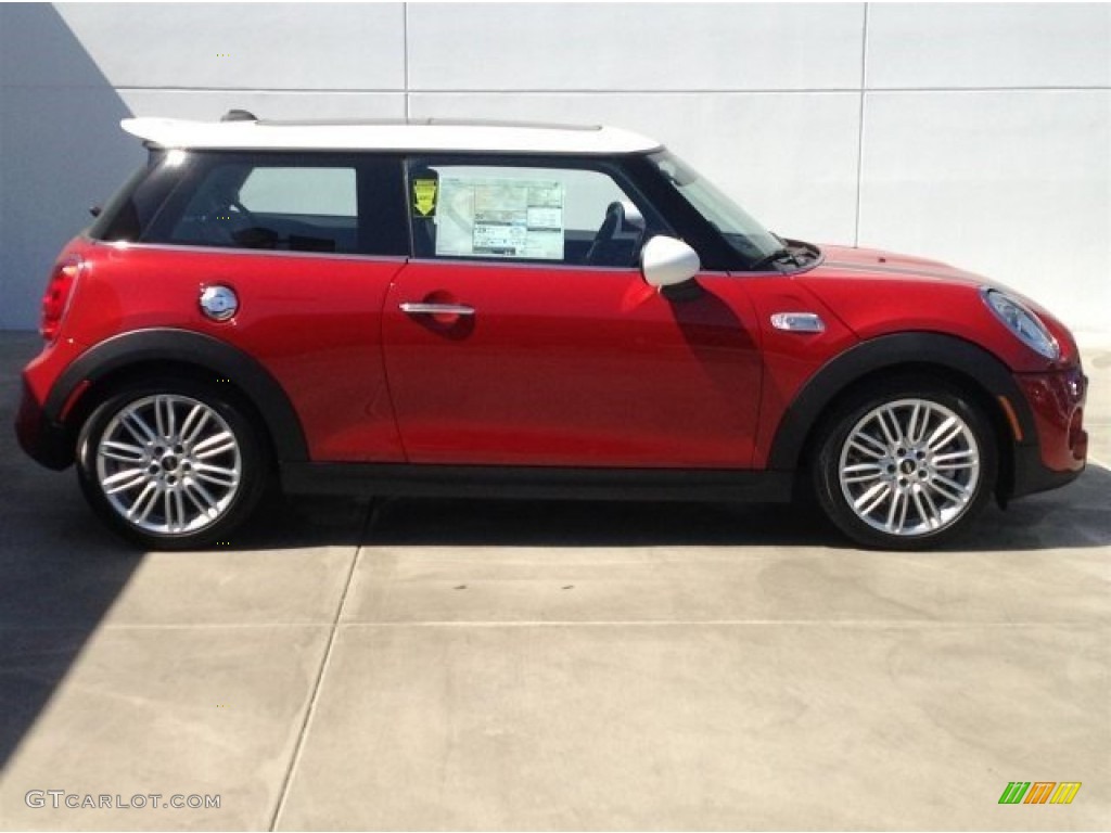 Blazing Red Metallic 2014 Mini Cooper S Hardtop Exterior Photo #93506843