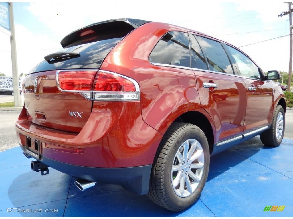 2014 MKX FWD - Sunset Metallic / Charcoal Black photo #3