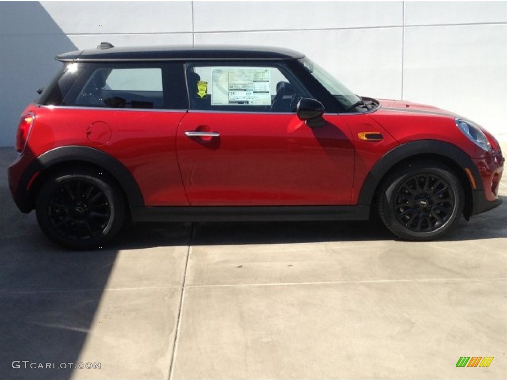 Blazing Red Metallic 2014 Mini Cooper Hardtop Exterior Photo #93507242