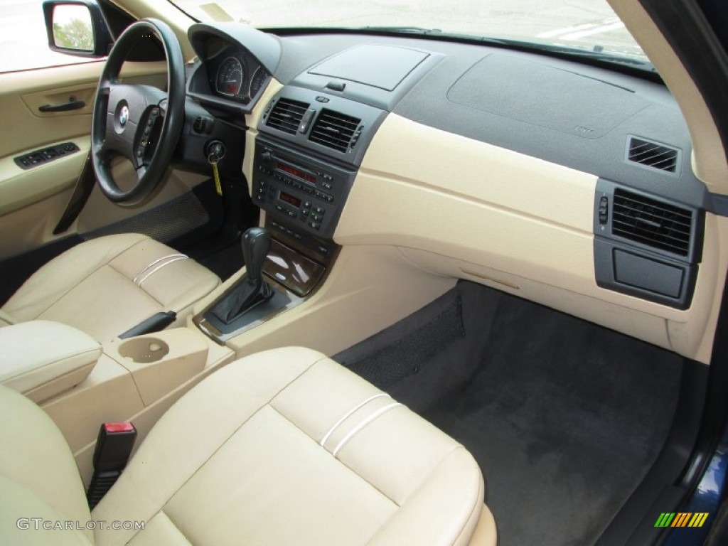 2004 X3 3.0i - Mystic Blue Metallic / Sand Beige photo #16