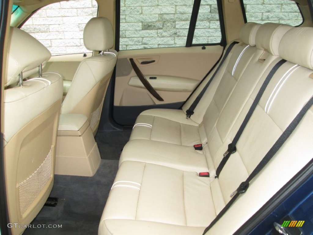 2004 X3 3.0i - Mystic Blue Metallic / Sand Beige photo #17