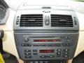 2004 BMW X3 Sand Beige Interior Controls Photo