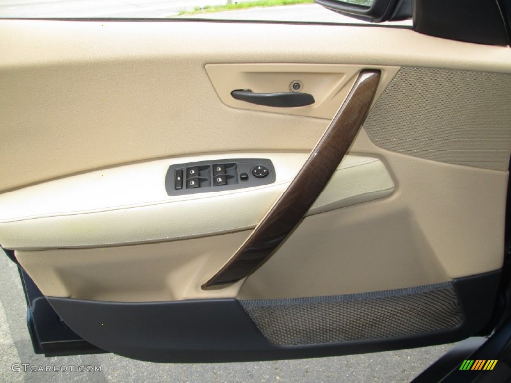 2004 X3 3.0i - Mystic Blue Metallic / Sand Beige photo #28