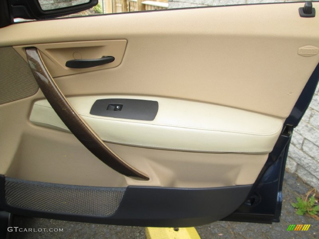 2004 X3 3.0i - Mystic Blue Metallic / Sand Beige photo #29