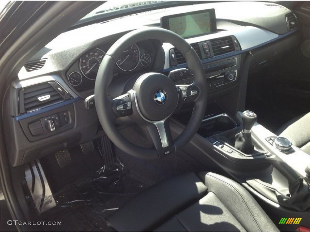 2014 3 Series 335i Sedan - Black Sapphire Metallic / Black photo #6