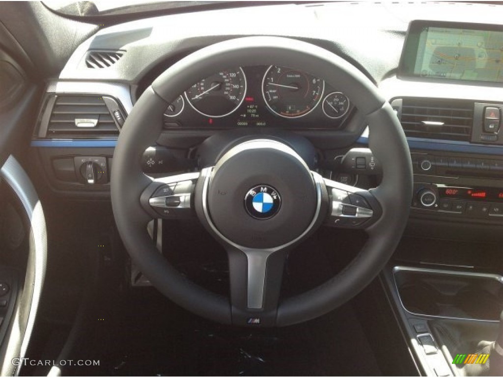 2014 3 Series 335i Sedan - Black Sapphire Metallic / Black photo #9