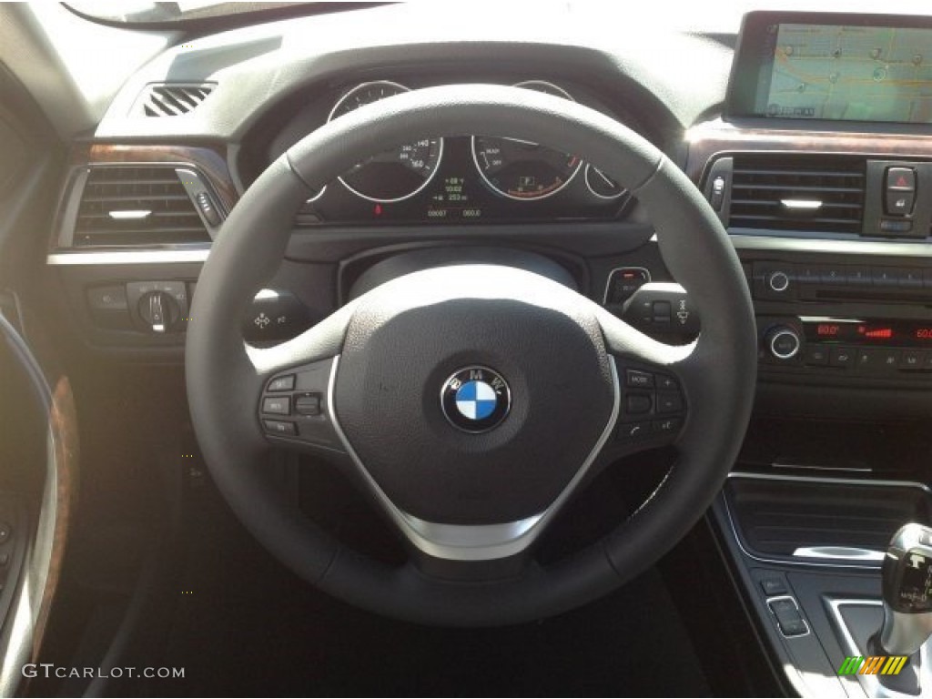 2014 3 Series 328i Sedan - Mineral Grey Metallic / Black photo #9