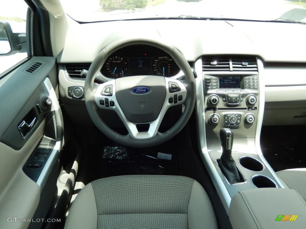 2014 Edge SEL EcoBoost - Oxford White / Medium Light Stone photo #8