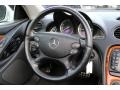 2003 Mercedes-Benz SL Charcoal Interior Steering Wheel Photo