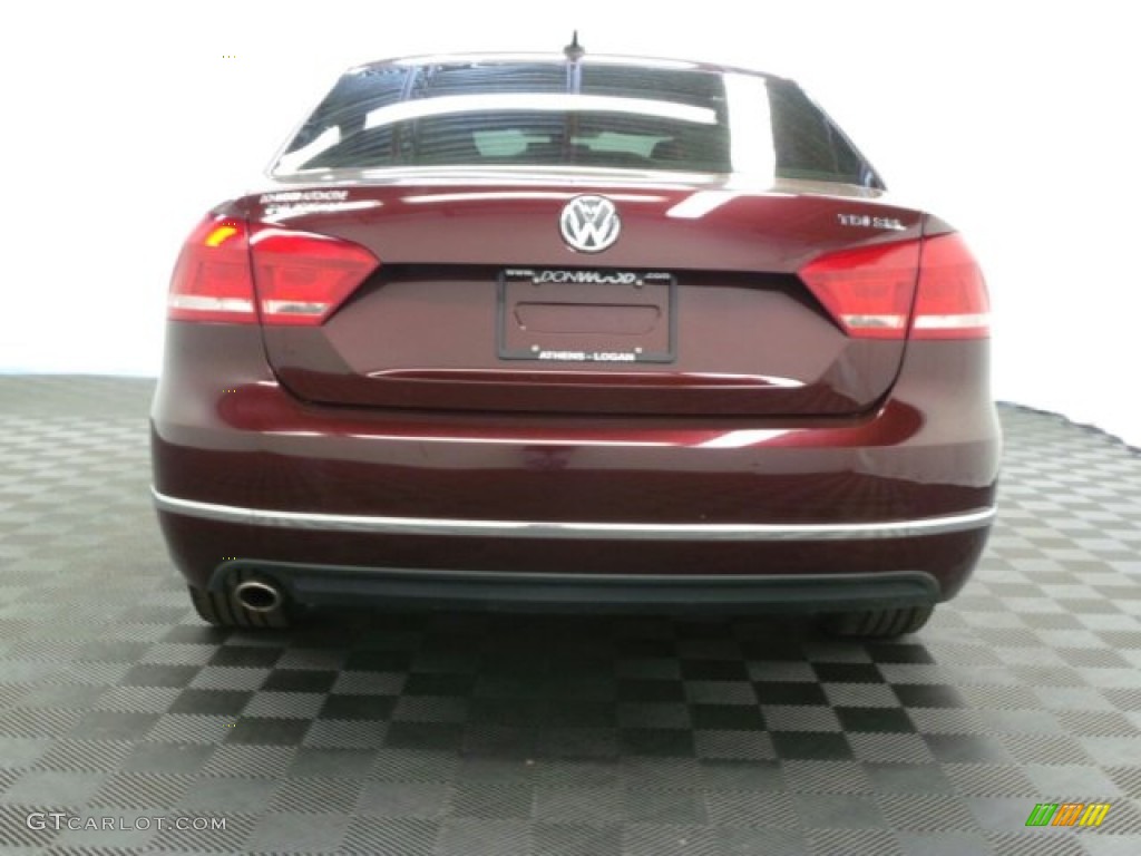 2013 Passat TDI SEL - Opera Red Metallic / Cornsilk Beige photo #6