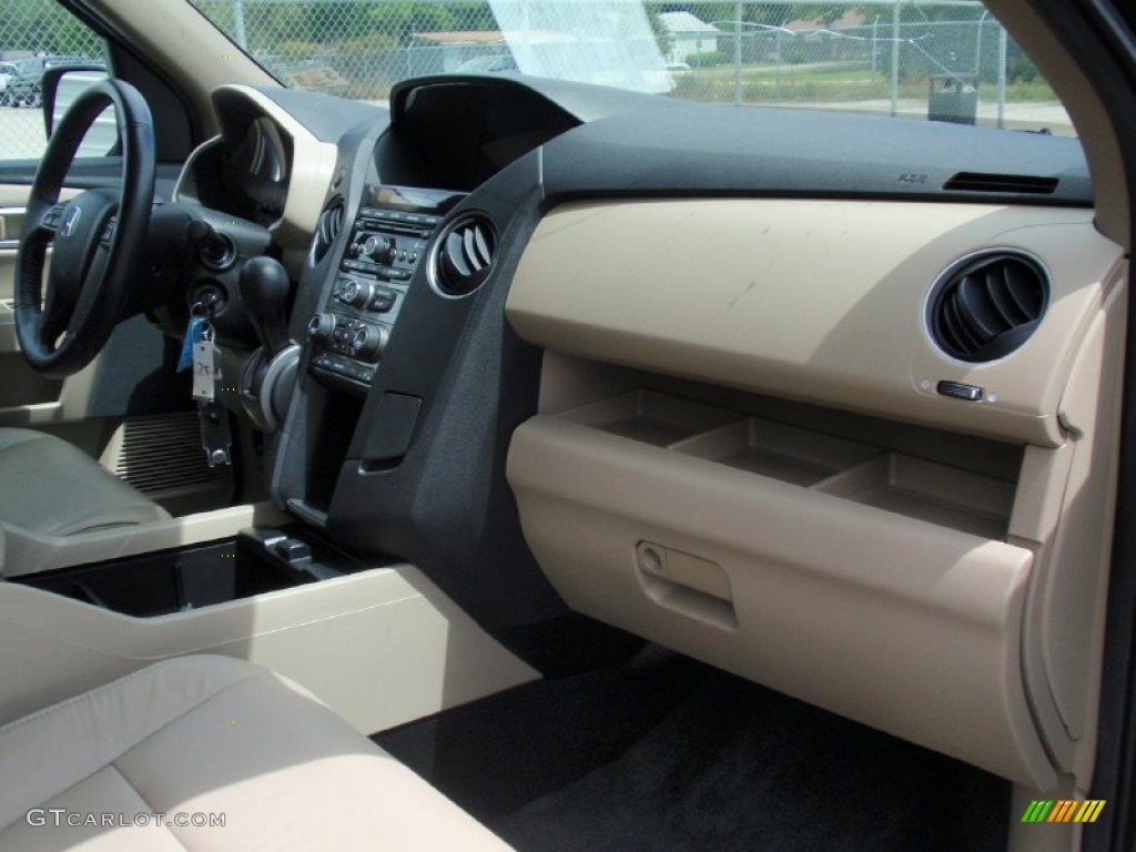 2013 Pilot EX-L - Dark Amber Metallic / Beige photo #22