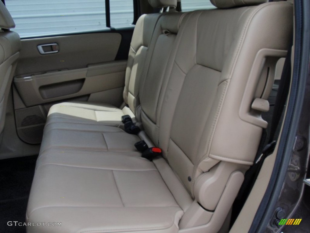 2013 Pilot EX-L - Dark Amber Metallic / Beige photo #34