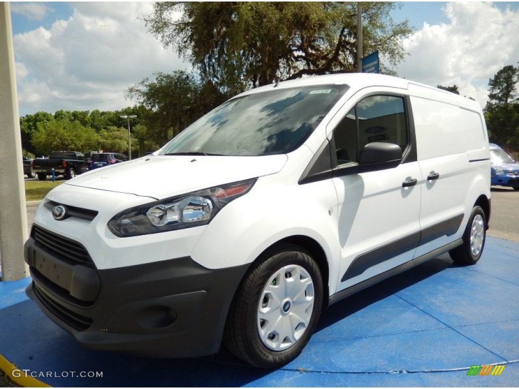 Frozen White 2014 Ford Transit Connect XL Van Exterior Photo #93512471