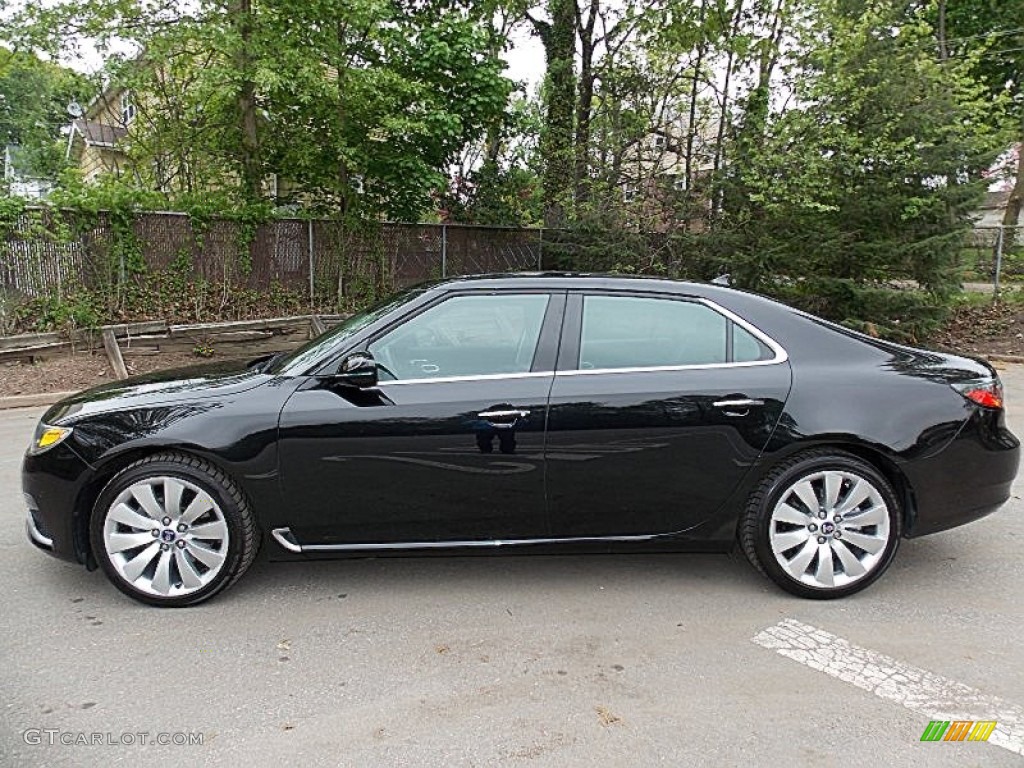 2011 9-5 Aero XWD Sedan - Jet Black Metallic / Jet Black photo #2