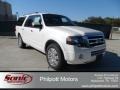 2012 White Platinum Tri-Coat Ford Expedition EL Limited  photo #1