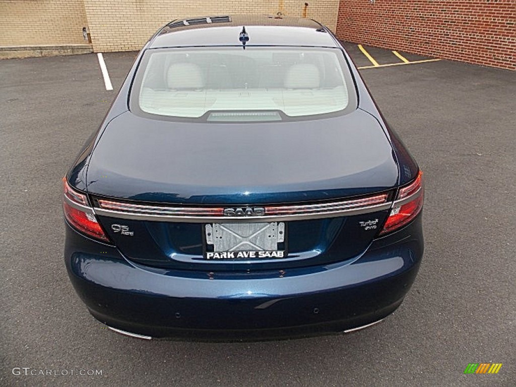 2010 9-5 Aero Sedan XWD - Fjord Blue Metallic / Light Neutral photo #5