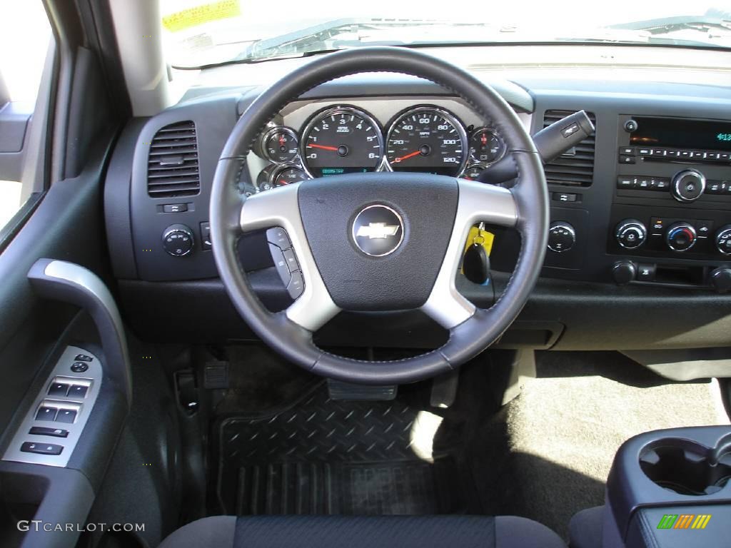 2009 Silverado 2500HD LT Crew Cab 4x4 - Silver Birch Metallic / Dark Titanium photo #11